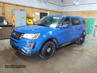 2019 Ford Police Interceptor Utility z VIN 1FM5K8AT1KGB15722, wystawiony jako Copart lot #55945175 z przebiegiem 100 512 mil mil oraz Tytuł czysty. Historia ofert i sprzedaży dostępna na DreamBid. Obrazek 1.
