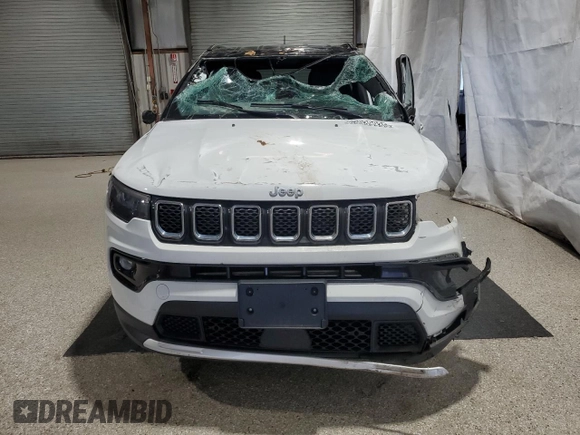 2023 Jeep Compass Limited with VIN 3C4NJDCN9PT569203, listed as a Copart auction lot 63039935 with Not provided miles and Salvage title. Bid and sale history available at DreamBid. Image 5.