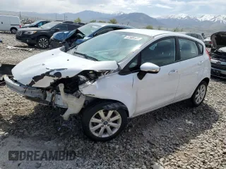 2013 Ford Fiesta SE with VIN 3FADP4EJ6DM114017, listed as a Copart auction lot 52605365 with 174,521 mi miles and Salvage Title. Bid and sale history available at carsss.com. Image 1.