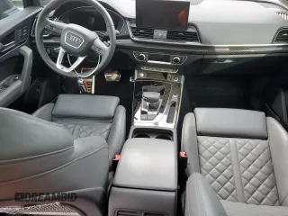 2023 Audi SQ5 Premium Plus with VIN WA1B4AFY8P2145974, listed as a Copart auction lot 74813564 with 15,394 mi miles and Salvage Title. Bid and sale history available at carsss.com. Image 8.