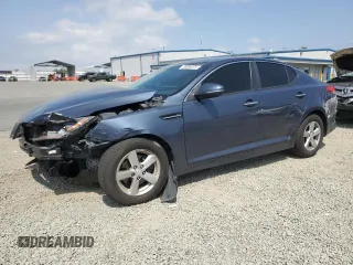 2015 Kia Optima LX with VIN 5XXGM4A71FG470602, listed as a Copart auction lot 55504075 with 177,394 mi miles and Salvage Title. Bid and sale history available at DreamBid. Image 1.
