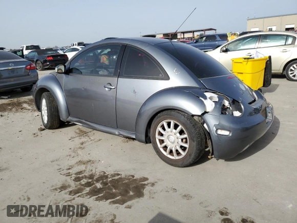 2004 Volkswagen New Beetle Coupe GLS with VIN 3VWCK31C74M418377, listed as a Copart auction lot 48405445 with 135,753 mi miles and Salvage Title. Bid and sale history available at carsss.com. Image 2.