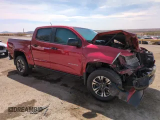 2021 Chevrolet Colorado 4WD Z71 with VIN 1GCGTDEN3M1294348, listed as a Copart auction lot 50336825 with 83,831 mi miles and Salvage title. Bid and sale history available at DreamBid. Image 4.