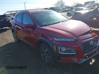 2021 Hyundai Kona Ultimate with VIN KM8K5CA57MU662724, listed as a IAAI auction lot 41919686 with 61,426 mi miles and . Bid and sale history available at carsss.com. Image 1.