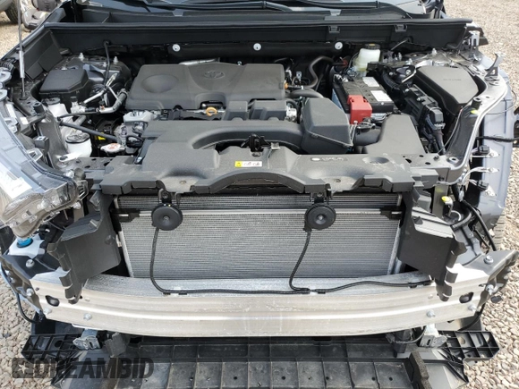 2025 Toyota RAV4 XLE Premium with VIN 2T3A1RFV6SC506604, listed as a Copart auction lot 54878595 with 278 mi miles and Salvage title. Bid and sale history available at DreamBid. Image 12.