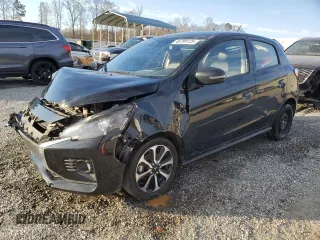 2023 Mitsubishi Mirage Black Edition z VIN ML32AWHJ8PH003653, wystawiony jako Copart lot #46799125 z przebiegiem 60 064 mil mil oraz Szkoda całkowita • Salvage title. Historia ofert i sprzedaży dostępna na DreamBid. Obrazek 1.