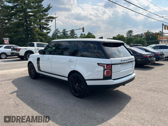 2018 Land Rover Range Rover z VIN SALGS5RE9JA394381, wystawiony jako Copart lot #60938815 z przebiegiem 104 207 mil mil oraz Czysty tytuł • Clean title. Historia ofert i sprzedaży dostępna na DreamBid. Obrazek 3.