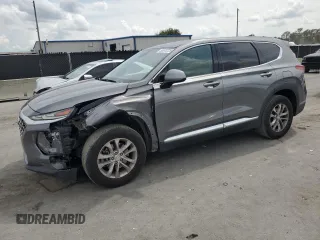 2019 Hyundai Santa Fe SEL z VIN 5NMS33ADXKH092904, wystawiony jako Copart lot #55570725 z przebiegiem 110 351 mil mil oraz Szkoda całkowita • Salvage title. Historia ofert i sprzedaży dostępna na DreamBid. Obrazek 1.