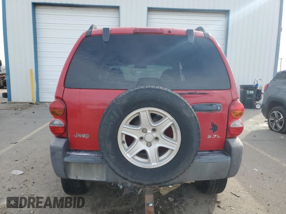 2002 Jeep Liberty Sport with VIN 1J4GL48K52W163871, listed as a Copart auction lot 48148225 with 217,151 mi miles and Salvage Title. Bid and sale history available at carsss.com. Image 6.