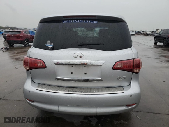 2011 Infiniti QX56 7-passenger with VIN JN8AZ2NE7B9006116, listed as a Copart auction lot 83417134 with 136,200 mi miles and Clean Title. Bid and sale history available at carsss.com. Image 6.