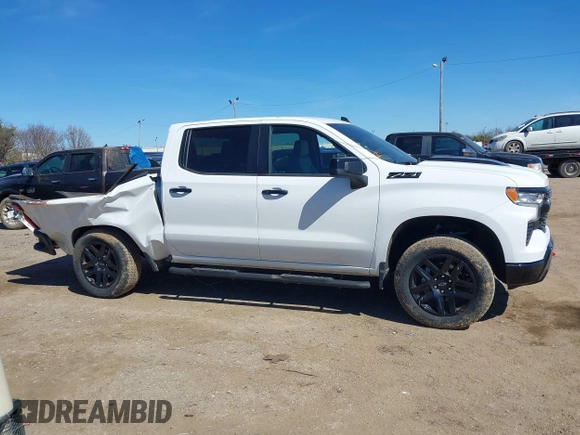 2023 Chevrolet Silverado 1500 LT Trail Boss with VIN 3GCUDFEDXPG253353, listed as a IAAI auction lot 41622661 with 36,487 mi miles and . Bid and sale history available at DreamBid. Image 13.