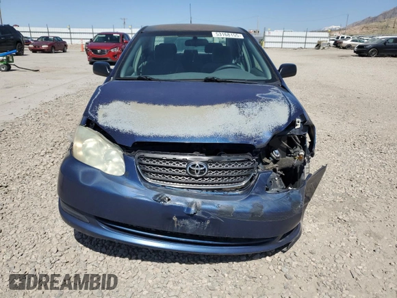 2005 Toyota Corolla CE with VIN 1NXBR32E55Z373085, listed as a Copart auction lot 53168155 with 181,374 mi miles and Salvage Title. Bid and sale history available at DreamBid. Image 5.