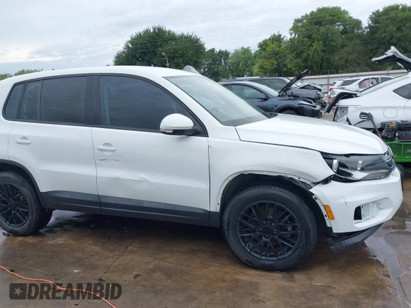 2017 Volkswagen Tiguan S with VIN WVGAV7AX8HK046181, listed as a IAAI auction lot 42493160 with 65,609 mi miles and . Bid and sale history available at DreamBid. Image 6.