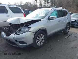 2016 Nissan Rogue SV with VIN 5N1AT2MV7GC801364, listed as a IAAI auction lot 41111105 with 145,268 mi miles and . Bid and sale history available at carsss.com. Image 2.