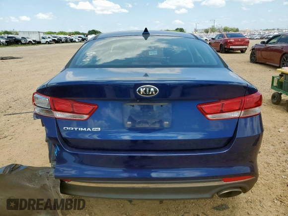 2017 Kia Optima LX with VIN 5XXGT4L36HG152426, listed as a Copart auction lot 64237425 with 91,262 mi miles and Salvage title. Bid and sale history available at DreamBid. Image 6.