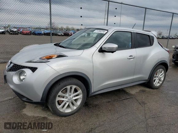 2016 Nissan Juke SL z VIN JN8AF5MV6GT650017, wystawiony jako Copart lot #51366295 z przebiegiem 72 238 mil mil oraz Czysty tytuł • Clean title. Historia ofert i sprzedaży dostępna na DreamBid. Obrazek 1.