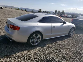 2014 Audi S5 Premium Plus with VIN WAUCGAFR7EA026615, listed as a Copart auction lot 55121824 with 17,817 mi miles and Salvage Title. Bid and sale history available at carsss.com. Image 3.