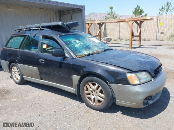 2000 Subaru Legacy Wagon Outback Ltd with VIN 4S3BH6864Y7638462, listed as a IAAI auction lot 39299645 with 1 mi miles. Bid and sale history available at carsss.com. Image 1.