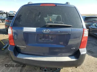 2008 Kia Sedona LX with VIN KNDMB233286198845, listed as a Copart auction lot 65081444 with 96,161 mi miles and Salvage Title. Bid and sale history available at carsss.com. Image 6.