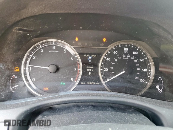 2015 Lexus GS 350 with VIN JTHBE1BL1FA000162, listed as a Copart auction lot 56569515 with 103,999 mi miles and Salvage title. Bid and sale history available at DreamBid. Image 9.
