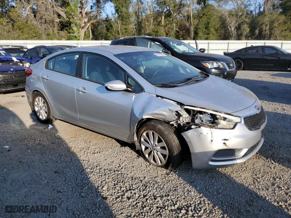 2014 Kia Forte LX with VIN KNAFX4A6XE5082150, listed as a Copart auction lot 45415005 with 95,717 mi miles and Salvage Title. Bid and sale history available at carsss.com. Image 4.