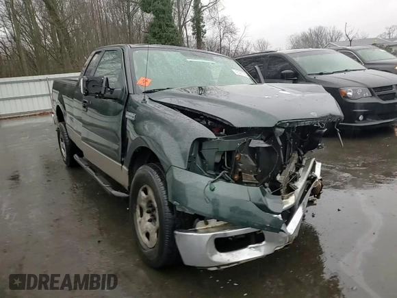 2005 Ford F-150 STX with VIN 1FTRX12W65NB59657, listed as a Copart auction lot 43325135 with 0 mi miles and Salvage Title. Bid and sale history available at carsss.com. Image 11.