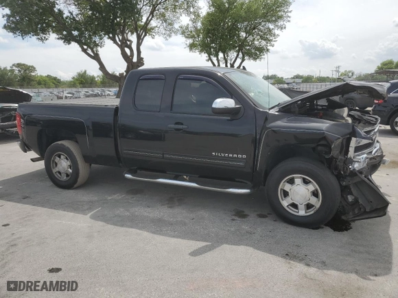 2011 Chevrolet Silverado 1500 LT with VIN 1GCRCSE0XBZ407261, listed as a Copart auction lot 50373095 with 122,315 mi miles and Salvage Title. Bid and sale history available at carsss.com. Image 4.