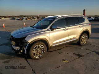 2023 Hyundai Santa Fe Hybrid SEL Premium with VIN 5NMS3DA12PH020467, listed as a Copart auction lot 81641884 with 7,227 mi miles and Clean Title. Bid and sale history available at carsss.com. Image 1.