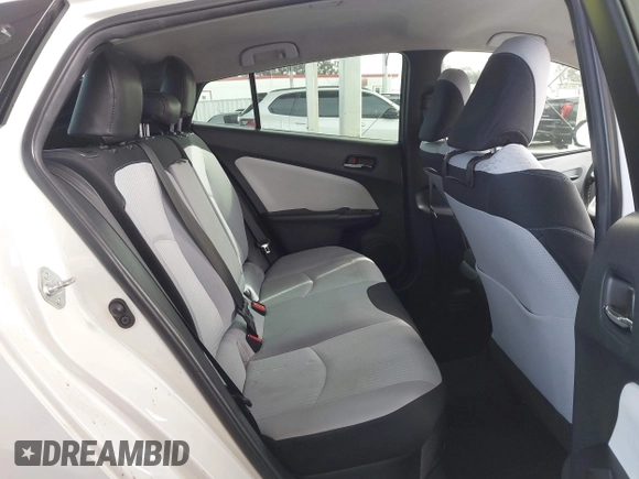 2018 Toyota Prius Two with VIN JTDKARFU7J3054710, listed as a IAAI auction lot 41372798 with 347,148 mi miles. Bid and sale history available at carsss.com. Image 8.