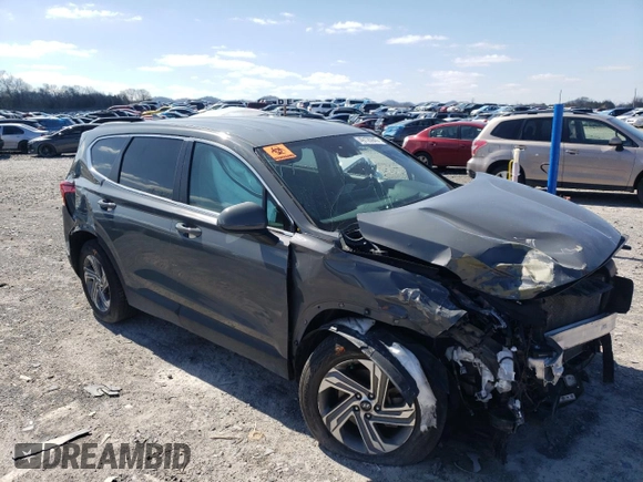 2021 Hyundai Santa Fe SE with VIN 5NMS14AJ8MH320872, listed as a Copart auction lot 49126945 with 32,780 mi miles and Salvage Title. Bid and sale history available at carsss.com. Image 4.