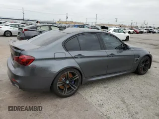 2015 BMW M3 with VIN WBS3C9C57FP806104, listed as a Copart auction lot 66753773 with 90,078 mi miles. Bid and sale history available at carsss.com. Image 3.