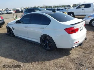 2018 BMW M3 with VIN WBS8M9C52J5K98356, listed as a IAAI auction lot 41593546 with 91,478 mi miles. Bid and sale history available at carsss.com. Image 3.