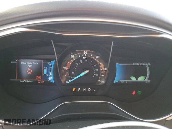 2013 Ford Fusion SE Hybrid with VIN 3FA6P0LU2DR298535, listed as a Copart auction lot 62786195 with 148,595 mi miles and Salvage title. Bid and sale history available at DreamBid. Image 9.