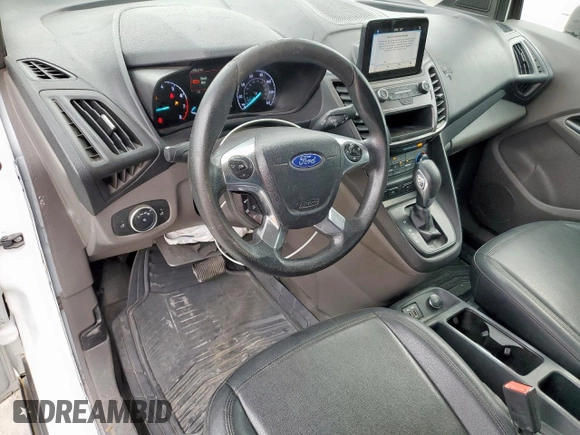 2020 Ford Transit Connect XL with VIN NM0LS7E2XL1435968, listed as a Copart auction lot 57606555 with 62,596 mi miles and Salvage title. Bid and sale history available at DreamBid. Image 8.