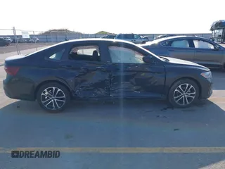 2023 Volkswagen Jetta Sport with VIN 3VWBM7BU2PM022530, listed as a IAAI auction lot 42215101 with 7,455 mi miles and . Bid and sale history available at DreamBid. Image 13.
