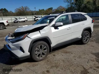 2024 Toyota RAV4 Hybrid XLE Premium with VIN 2T3B6RFV6RW077995, listed as a Copart auction lot 50134185 with NaN miles and Salvage Title. Bid and sale history available at carsss.com. Image 1.