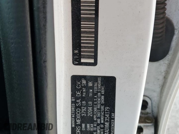 2021 Kia Forte LXS with VIN 3KPF24ADXME354179, listed as a Copart auction lot 53076265 with 100,278 mi miles and Salvage title. Bid and sale history available at DreamBid. Image 12.