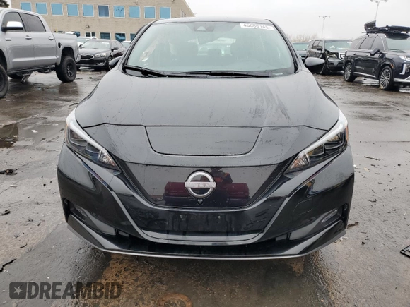 2025 Nissan LEAF SV Plus with VIN 1N4CZ1CV9SC559005, listed as a Copart auction lot 45686145 with 4,151 mi miles and Salvage Title. Bid and sale history available at carsss.com. Image 5.