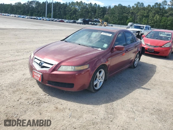 2005 Acura TL with VIN 19UUA66215A035854, listed as a Copart auction lot 53285235 with 0 mi miles and Salvage Title. Bid and sale history available at carsss.com. Image 1.