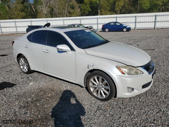 2009 Lexus IS 250 with VIN JTHCK262195030831, listed as a Copart auction lot 48552965 with 154,254 mi miles and Salvage Title. Bid and sale history available at carsss.com. Image 4.