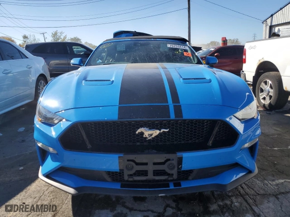 2023 Ford Mustang GT Premium with VIN 1FATP8FF3P5102205, listed as a Copart auction lot 76253414 with NaN miles and Salvage Title. Bid and sale history available at carsss.com. Image 5.