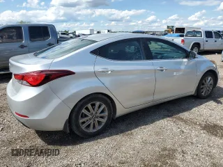 2015 Hyundai Elantra SE with VIN 5NPDH4AE8FH639606, listed as a Copart auction lot 55970335 with 87,714 mi miles and Salvage title. Bid and sale history available at DreamBid. Image 3.