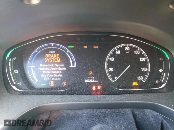 2020 Honda Insight Touring with VIN 19XZE4F92LE014287, listed as a Copart auction lot 80283814 with 67,272 mi miles and Salvage Title. Bid and sale history available at carsss.com. Image 9.