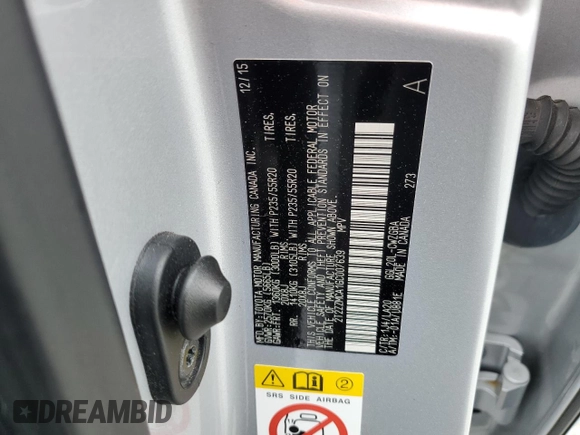 2016 Lexus RX 350 with VIN 2T2ZZMCA1GC007639, listed as a Copart auction lot 51320265 with 97,723 mi miles and Salvage Title. Bid and sale history available at DreamBid. Image 15.