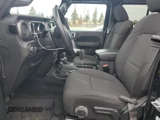2022 Jeep Wrangler Unlimited Willys with VIN 1C4HJXDN8NW263081, listed as a Copart auction lot 54544895 with 34,239 mi miles and Salvage Title. Bid and sale history available at DreamBid. Image 7.