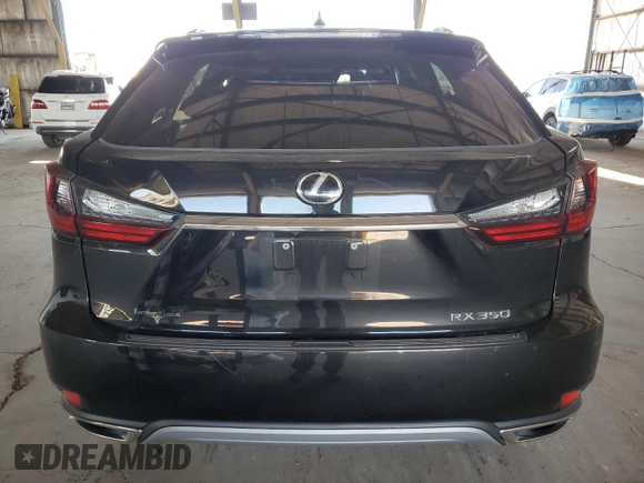 2022 Lexus RX with VIN 2T2JZMAA5NC250349, listed as a Copart auction lot 49899195 with 37,212 mi miles and Salvage Title. Bid and sale history available at carsss.com. Image 6.