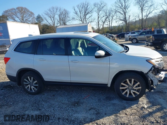 2021 Honda Pilot EX-L with VIN 5FNYF6H52MB062365, listed as a IAAI auction lot 41664771 with 42,393 mi miles. Bid and sale history available at carsss.com. Image 14.