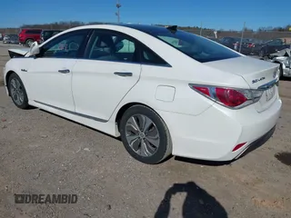 2013 Hyundai Sonata with VIN KMHEC4A45DA066755, listed as a IAAI auction lot 41892818 with 100,633 mi miles and . Bid and sale history available at carsss.com. Image 3.
