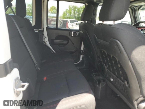 2021 Jeep Wrangler Unlimited Rubicon with VIN 1C4HJXFN6MW685250, listed as a Copart auction lot 55730915 with 48,049 mi miles and Salvage Title. Bid and sale history available at DreamBid. Image 10.