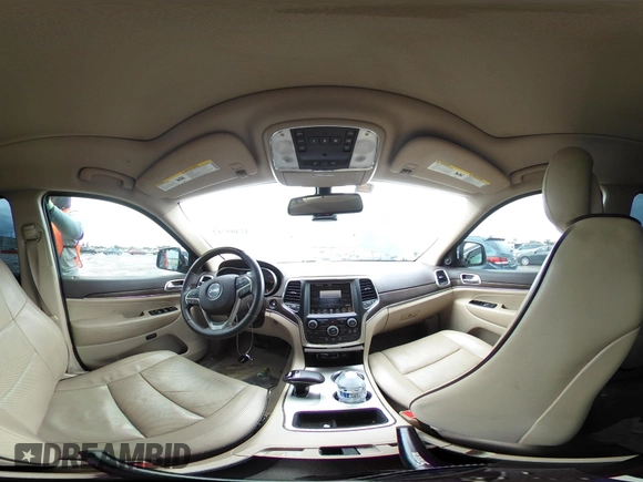 2015 Jeep Grand Cherokee Overland with VIN 1C4RJECG1FC769950, listed as a IAAI auction lot 42405712 with 217,514 mi miles and . Bid and sale history available at DreamBid. Image 18.